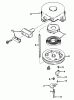 Toro 38045 (524) - 524 Snowthrower, 1983 (3000001-3999999) Ersatzteile REWIND STARTER NO. 590473