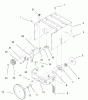 Toro 38051 (522) - 522 Snowthrower, 2001 (210000001-210999999) Ersatzteile TRACTION ASSEMBLY #1