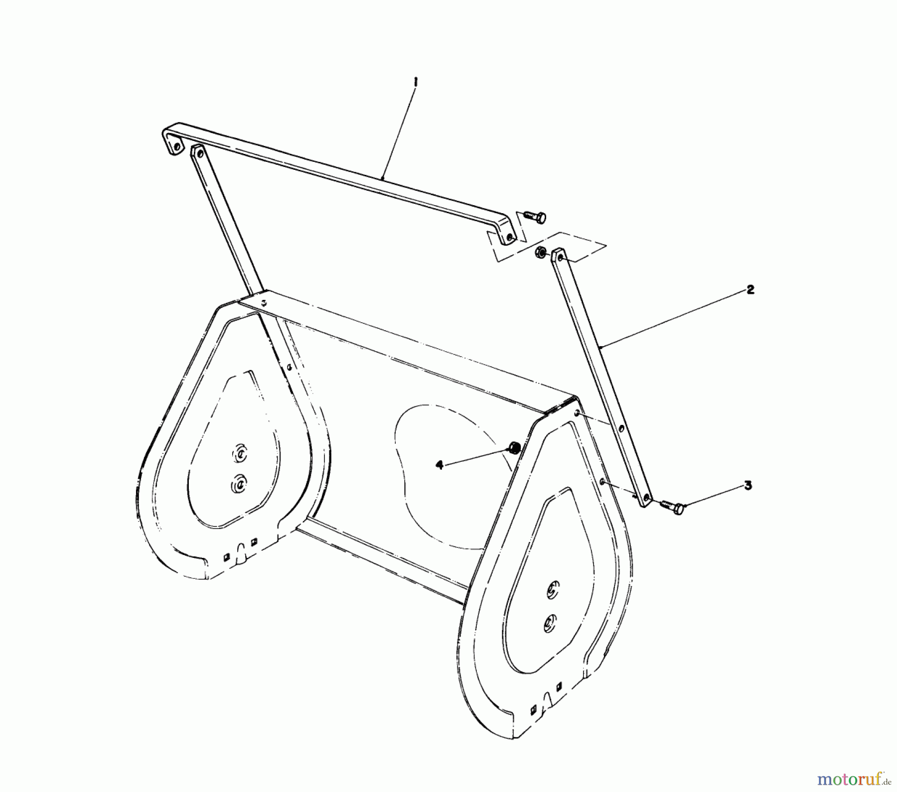 Toro Neu Snow Blowers/Snow Throwers Seite 1 38052 (521) - Toro 521 Snowthrower, 1985 (5000001-5999999) DRIFT BREAKER NO. 37-7020 (OPTIONAL)