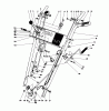 Toro 38052 (521) - 521 Snowthrower, 1985 (5000001-5999999) Ersatzteile HANDLE ASSEMBLY