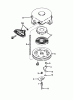 Toro 38052 (521) - 521 Snowthrower, 1985 (5000001-5999999) Ersatzteile REWIND STARTER NO. 590576
