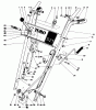 Toro 38052 (521) - 521 Snowthrower, 1988 (8000001-8999999) Ersatzteile HANDLE ASSEMBLY