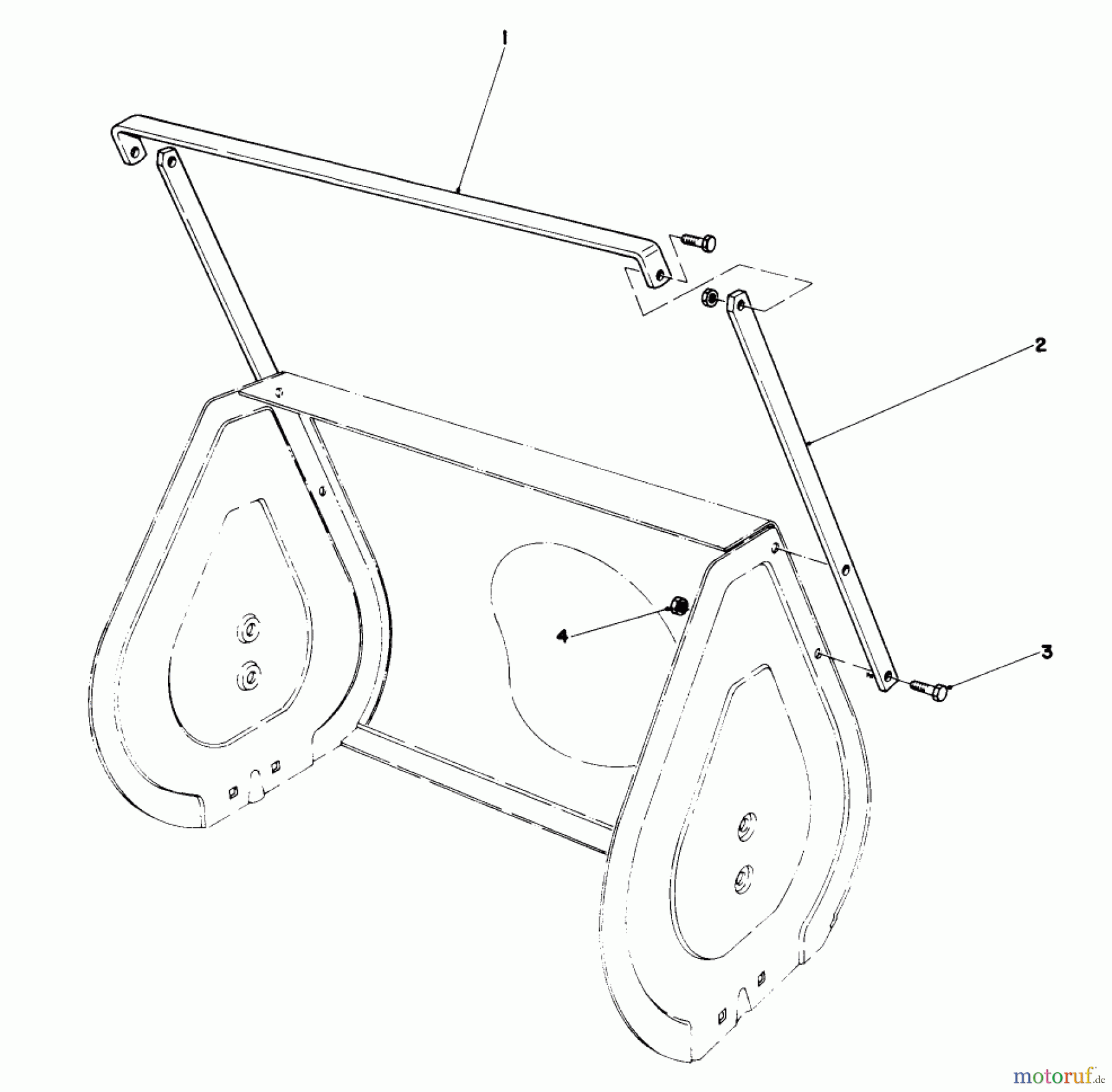 Toro Neu Snow Blowers/Snow Throwers Seite 1 38052C (521) - Toro 521 Snowthrower, 1988 (8000001-8999999) DRIFT BREAKER KIT NO. 37-7020 (OPTIONAL)