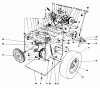 Toro 38054 (521) - 521 Snowthrower, 1990 (0000001-0999999) Ersatzteile TRACTION ASSEMBLY