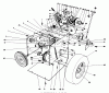 Toro 38052 (521) - 521 Snowthrower, 1992 (2000001-2999999) Ersatzteile TRACTION ASSEMBLY