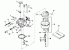 Toro 38054 (521) - 521 Snowthrower, 1993 (3900001-3999999) Ersatzteile CARBURETOR NO. 632107A