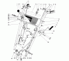 Toro 38054 (521) - 521 Snowthrower, 1993 (3900001-3999999) Ersatzteile HANDLE ASSEMBLY