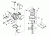 Toro 38052 (521) - 521 Snowthrower, 1994 (4900001-4999999) Ersatzteile CARBURETOR NO. 632107A