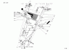 Toro 38052 (521) - 521 Snowthrower, 1995 (59000001-59999999) Ersatzteile HANDLE ASSEMBLY