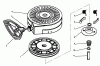 Toro 38054 (521) - 521 Snowthrower, 1996 (6900001-6999999) Ersatzteile REWIND STARTER NO. 590707
