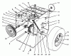 Toro 38054 (521) - 521 Snowthrower, 1996 (6900001-6999999) Ersatzteile TRACTION ASSEMBLY #1