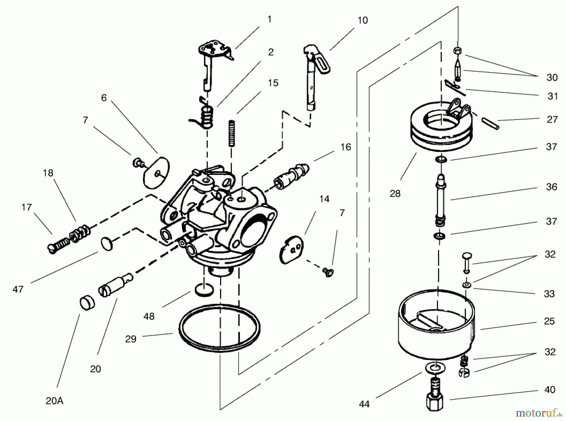 Toro Neu Snow Blowers/Snow Throwers Seite 1 38078 (824) - Toro 824 Power Throw Snowthrower, 2002 (220000001-220999999) CARBURETOR NO. 640052 TECUMSEH HMSK80-155672V (MODEL NO. 38078 ONLY)