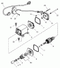 Toro 38078 (824) - 824 Power Throw Snowthrower, 2002 (220000001-220999999) Ersatzteile ELECTRIC STARTER NO. 33329E (110 VOLT) TECUMSEH HMSK80-155672V (MODEL NO. 38078 ONLY)