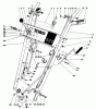 Toro 38056 (521) - 521 Snowthrower, 1986 (6000001-6999999) Ersatzteile HANDLE ASSEMBLY
