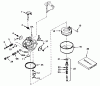 Toro 38056 (521) - 521 Snowthrower, 1989 (9000001-9999999) Ersatzteile CARBURETOR NO. 632107