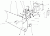 Toro 38056 (521) - 521 Snowthrower, 1989 (9000001-9999999) Ersatzteile GRADER BLADE ASSEMBLY MODEL 59099 (OPTIONAL)
