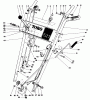 Toro 38056 (521) - 521 Snowthrower, 1989 (9000001-9999999) Ersatzteile HANDLE ASSEMBLY