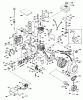 Toro 38056C (521) - 521 Snowthrower, 1989 (9000001-9999999) Ersatzteile ENGINE TECUMSEH MODEL HS50-67259H
