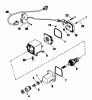 Toro 38056C (521) - 521 Snowthrower, 1989 (9000001-9999999) Ersatzteile STARTER MOTOR KIT NO. 33290C