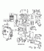 Toro 38070 (1032) - 1032 Snowthrower, 1978 (8000001-8999999) Ersatzteile ENGINE BRIGGS & STRATTON MODEL NO. 190402 TYPE 0914-02 (8 H.P. SNOWTHROWER MODEL 38060)