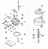 Toro 38063 (622) - 622 Snowthrower, 1997 (7900001-7999999) Ersatzteile CARBURETOR NO. 632379A