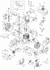 Toro 38063 (622) - 622 Snowthrower, 1997 (7900001-7999999) Ersatzteile ENGINE TECUMSEH MODEL HSK60-76008B