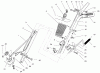 Toro 38063 (622) - 622 Snowthrower, 1997 (7900001-7999999) Ersatzteile HANDLE ASSEMBLY LEFT SIDE