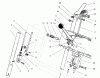 Toro 38063 (622) - 622 Snowthrower, 1997 (7900001-7999999) Ersatzteile HANDLE ASSEMBLY RIGHT SIDE