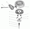 Toro 38063 (622) - 622 Snowthrower, 1997 (7900001-7999999) Ersatzteile RECOIL STARTER NO. 590707