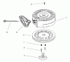 Toro 38063 (622) - 622 Snowthrower, 1997 (7900001-7999999) Ersatzteile RECOIL STARTER NO. 590742 (OPTIONAL)