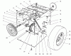 Toro 38063 (622) - 622 Snowthrower, 1997 (7900001-7999999) Ersatzteile TRACTION ASSEMBLY #1