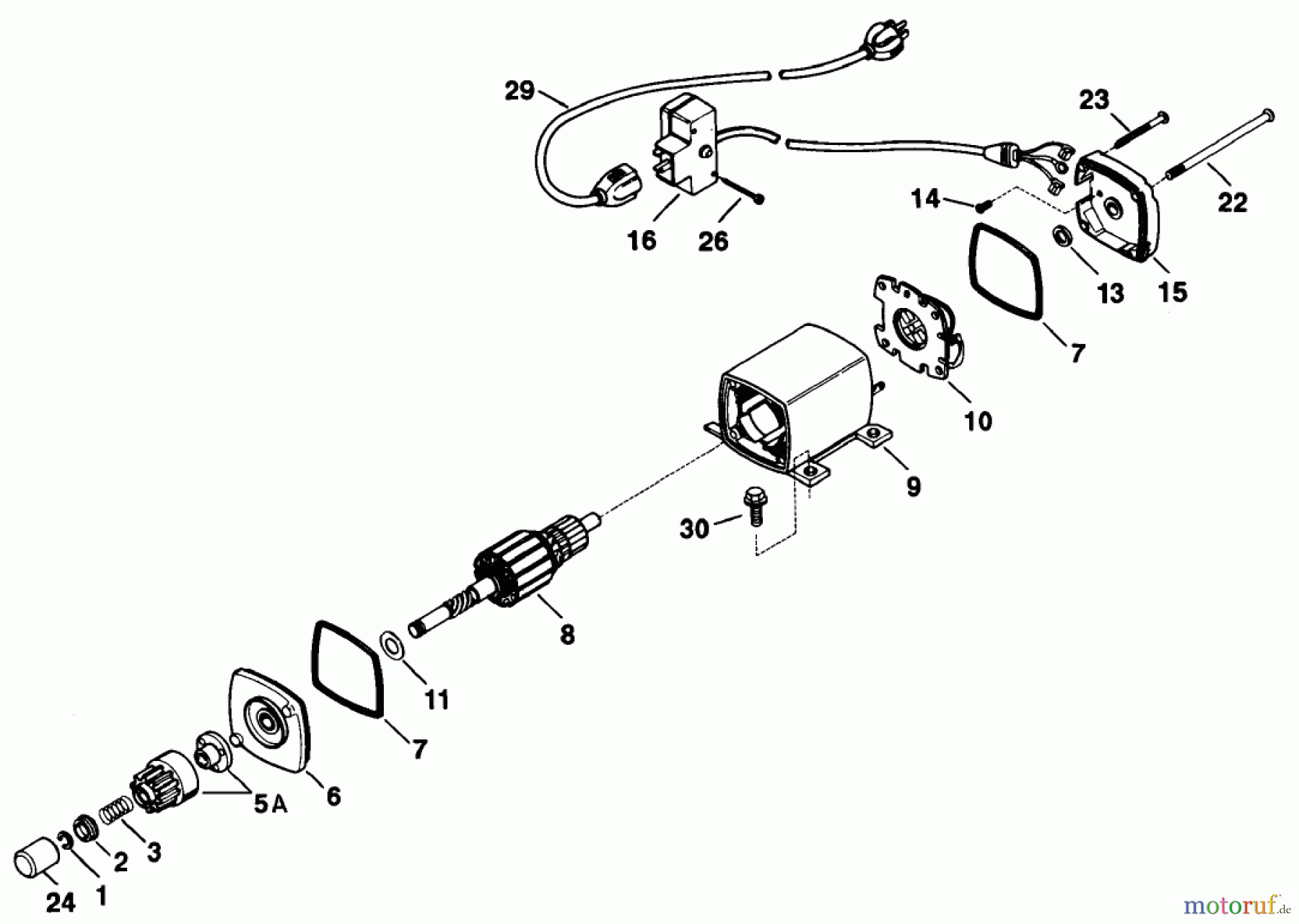 Toro Neu Snow Blowers/Snow Throwers Seite 1 38062 (622) - Toro 622 Snowthrower, 1998 (8900001-8999999) ELECTRIC STARTER KIT NO. 38-7590 (OPTIONAL)