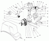 Toro 38063 (622) - 622 Snowthrower, 1998 (8900001-8999999) Ersatzteile ENGINE ASSEMBLY