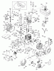 Toro 38063 (622) - 622 Snowthrower, 1998 (8900001-8999999) Ersatzteile ENGINE TECUMSEH MODEL HSK60-76008C