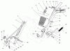 Toro 38063 (622) - 622 Snowthrower, 1998 (8900001-8999999) Ersatzteile HANDLE ASSEMBLY LEFT SIDE