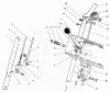 Toro 38063 (622) - 622 Snowthrower, 1999 (9900001-9999999) Ersatzteile HANDLE ASSEMBLY RIGHT SIDE