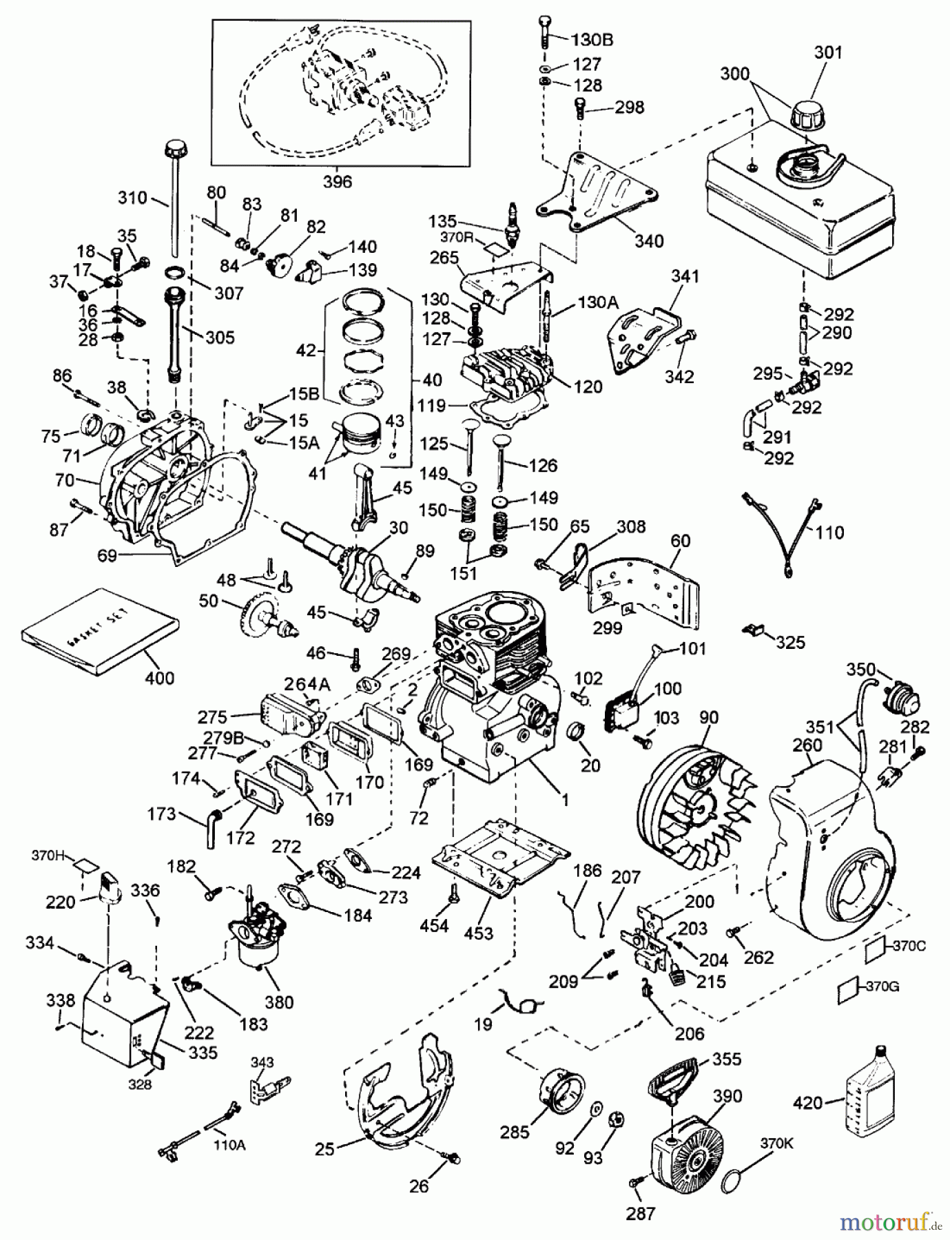 Toro Neu Snow Blowers/Snow Throwers Seite 1 38063 (622) - Toro 622 Power Throw Snowthrower, 2003 (230000001-230999999) ENGINE TECUMSEH MODEL HSK60-76011C ONLY ON: 38063