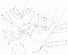 Toro 38063 (622) - 622 Snowthrower, 2000 (000000001-000999999) Ersatzteile LINKAGE AND TRACTION ASSEMBLY