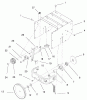 Toro 38063 (622) - 622 Snowthrower, 2000 (000000001-000999999) Ersatzteile TRACTION ASSEMBLY #1