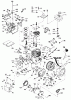 Toro 38065 (624) - 624 Snowthrower, 1989 (9000001-9999999) Ersatzteile ENGINE TECUMSEH MODEL NO. H60-75503W