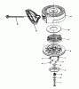 Toro 38065 (624) - 624 Snowthrower, 1990 (0000001-0999999) Ersatzteile REWIND STARTER NO. 590646