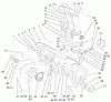 Toro 38086 (824XL) - 824XL Power Throw Snowthrower, 2003 (230000001-230999999) Ersatzteile AUGER & HOUSING ASSEMBLY