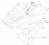 Toro 38086 (824XL) - 824XL Power Throw Snowthrower, 2003 (230000001-230999999) Ersatzteile ENGINE & FRAME ASSEMBLY