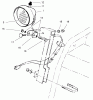 Toro 38086 (824XL) - 824XL Power Throw Snowthrower, 2003 (230000001-230999999) Ersatzteile HEADLAMP ASSEMBLY