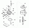 Toro 38073 (724) - 724 Snowthrower, 1994 (4900001-4999999) Ersatzteile CARBURETOR NO. 632371A