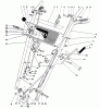 Toro 38073 (724) - 724 Snowthrower, 1994 (4900001-4999999) Ersatzteile HANDLE ASSEMBLY