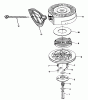 Toro 38073 (724) - 724 Snowthrower, 1994 (4900001-4999999) Ersatzteile REWIND STARTER NO. 590646