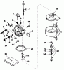 Toro 38072 (724) - 724 Snowthrower, 1996 (6900001-6999999) Ersatzteile CARBURETOR NO. 632371A