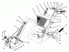 Toro 38072 (724) - 724 Snowthrower, 1996 (6900001-6999999) Ersatzteile HANDLE ASSEMBLY LEFT SIDE