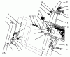 Toro 38072 (724) - 724 Snowthrower, 1996 (6900001-6999999) Ersatzteile HANDLE ASSEMBLY RIGHT SIDE
